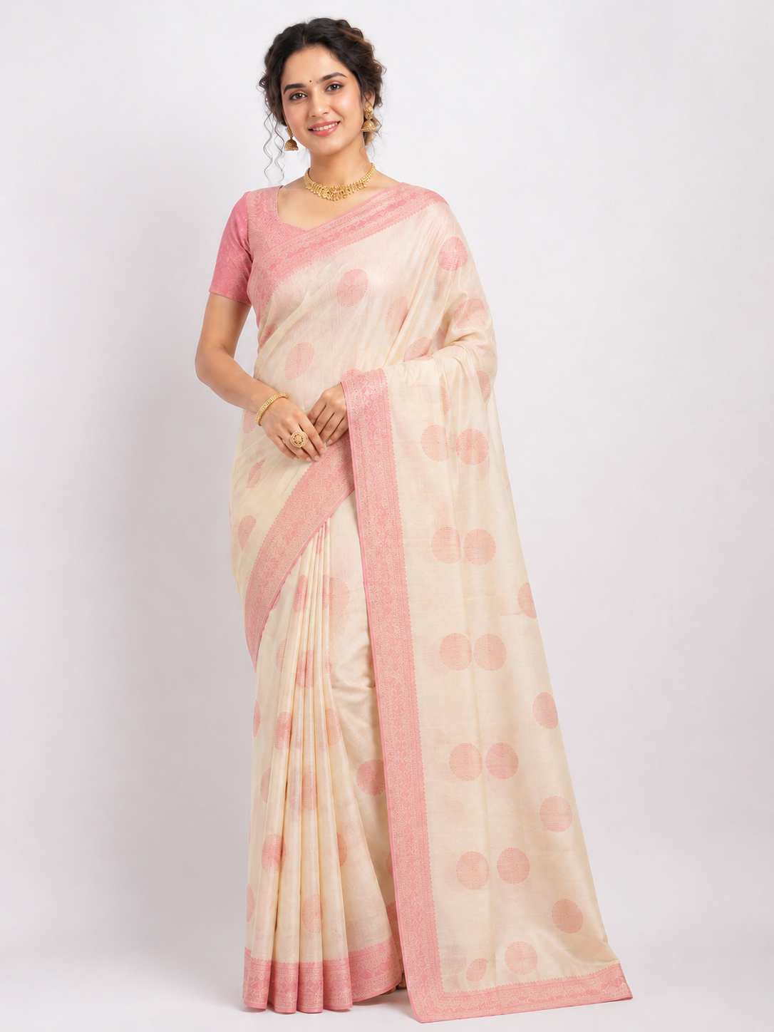 Banarasi Silk Saree – Classic machine-made | AJNABI ART